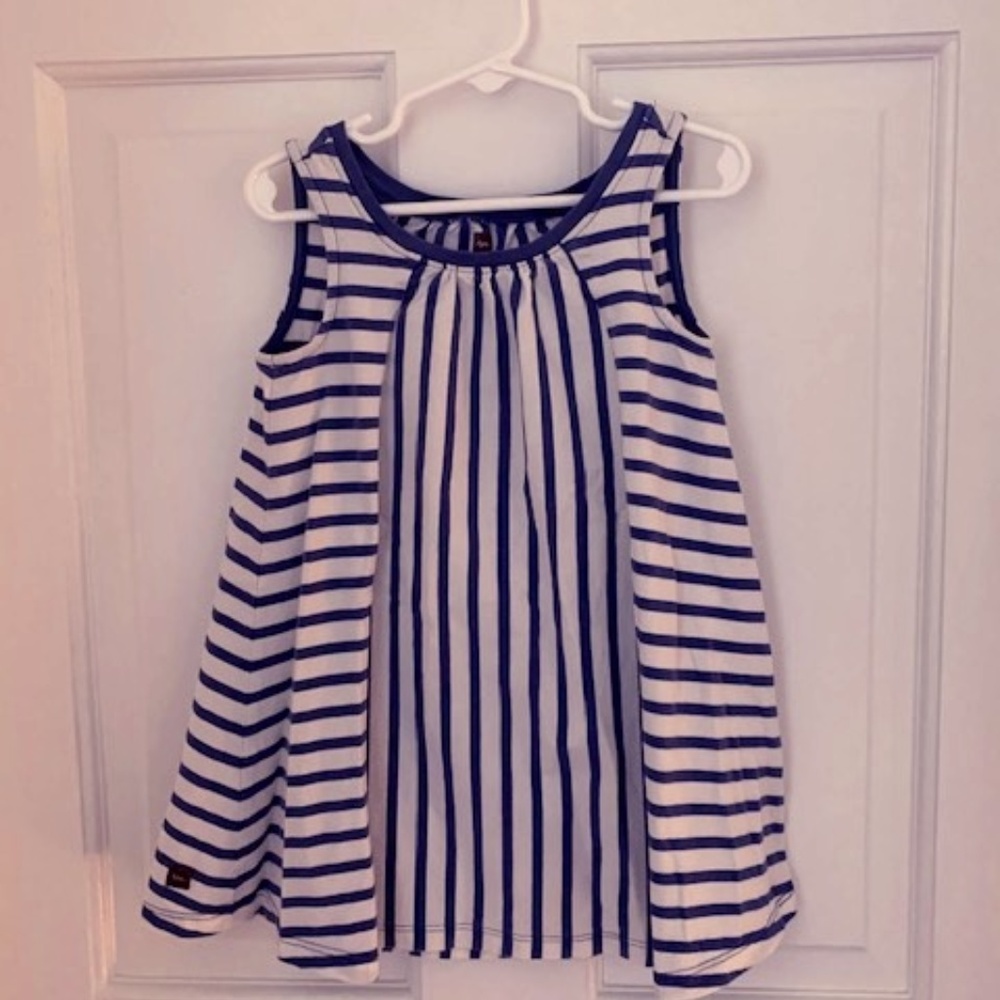 Tea Girls Striped swing dress